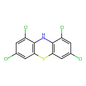1,3,7,9-Tetrachloro-10H-phenothiazine structure