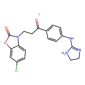 Compound C19H18ClIN4O3 structure