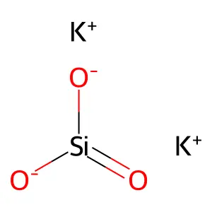 Dipotassium silicate structure