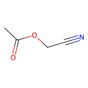 Cyanomethyl acetate structure