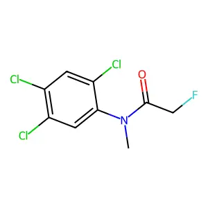 2-fluoro-N-methyl-N-(2,4,5-trichlorophenyl)acetamide structure