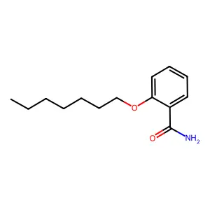 BENZAMIDE, o-HEPTYLOXY- structure