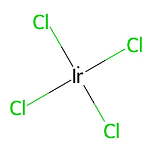 Iridium(IV) chloride structure