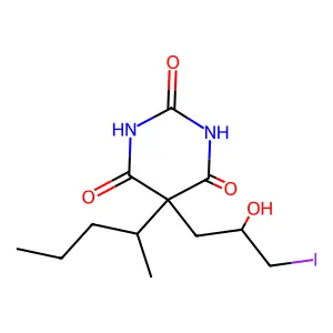 Compound C12H19IN2O4 structure