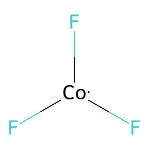 Cobalt(III) fluoride structure