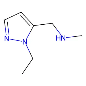 1-(2-ethylpyrazol-3-yl)-N-methylmethanamine structure
