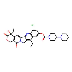 Irinotecan hydrochloride structure