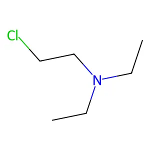(2-Chloroethyl)diethylamine structure