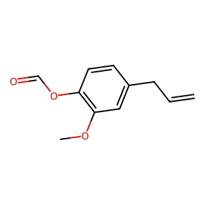 EUGENYL FORMATE structure