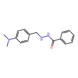 N'-[[4-(dimethylamino)phenyl]methyl]benzohydrazide structure