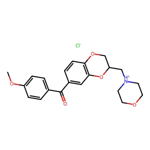 Compound C21H24ClNO5 structure
