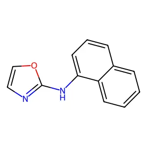 N-(2-Oxazolyl)-1-naphthylamine structure