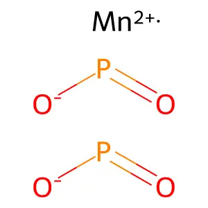 Phosphinic acid, manganese(2+) salt (2:1) structure