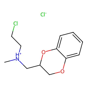 2-(N-Methyl-N-(2-chloroethyl)aminomethyl)-1,4-benzodioxan hydrochloride structure