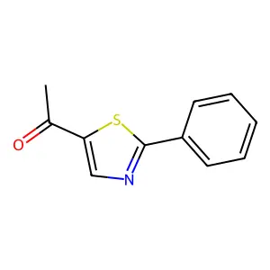 1-(2-phenyl-1,3-thiazol-5-yl)ethanone structure