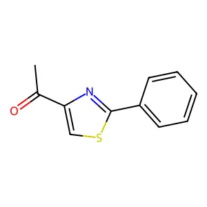 1-(2-phenyl-1,3-thiazol-4-yl)ethanone structure