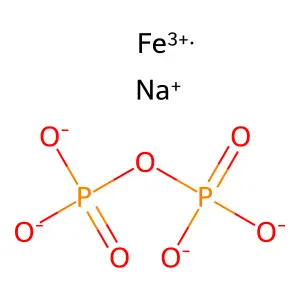 Ferric sodium pyrophosphate structure