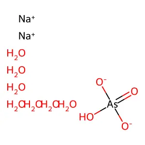 Disodium arsenate heptahydrate structure