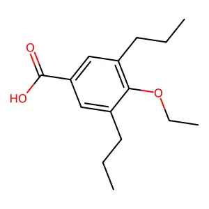 4-Ethoxy-3,5-dipropylbenzoic acid structure