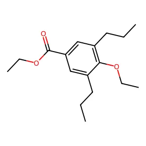 Ethyl 4-ethoxy-3,5-dipropylbenzoate structure