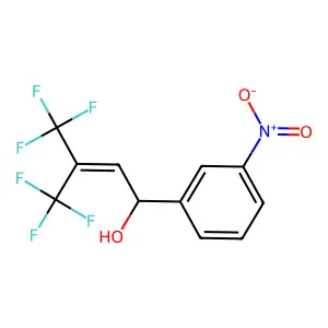 Compound C11H7F6NO3 structure