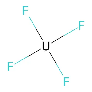Uranium floride structure