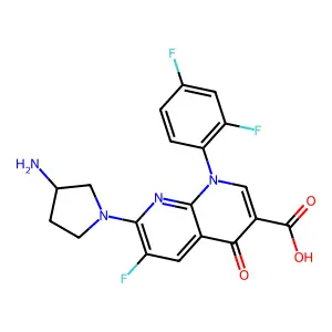 Tosufloxacin structure