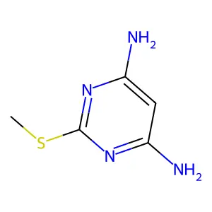 Compound C5H8N4S structure