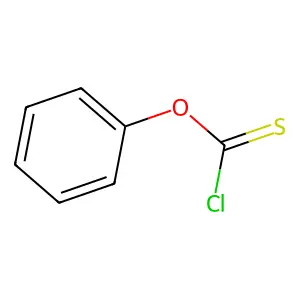 O-phenyl chloromethanethioate structure