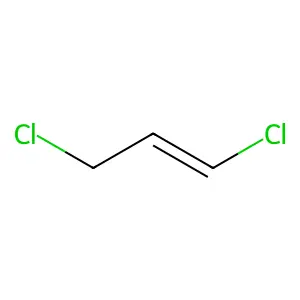 trans-1,3-Dichloropropene structure