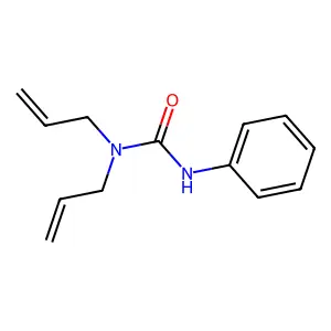 1,1-Diallyl-3-phenylurea structure