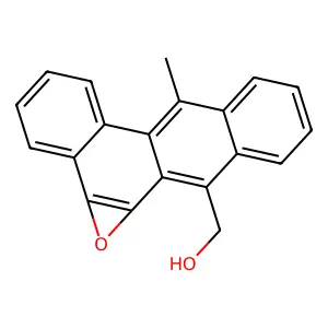 BENZ(a)ANTHRACENE, 5,6-EPOXY-7-(HYDROXYMETHYL)-12-METHYL- structure