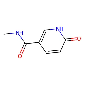 n-methyl-6-oxo-1,6-dihydropyridine-3-carboxamide structure