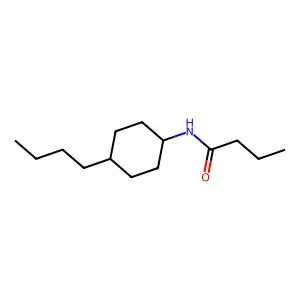 N-(4-Butylcyclohexyl)butyramide structure