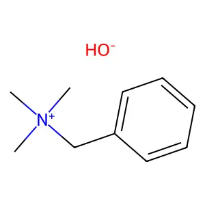 Benzyltrimethylammonium hydroxide structure