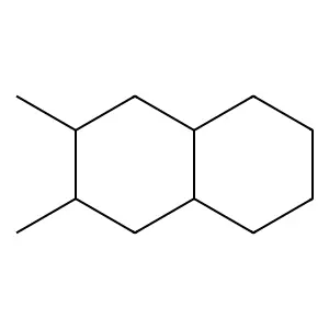 Naphthalene, decahydro-2,3-dimethyl- structure