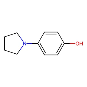 p-(1-Pyrrolidinyl)phenol structure