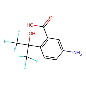Compound C10H7F6NO3 structure