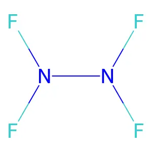 Tetrafluorohydrazine structure