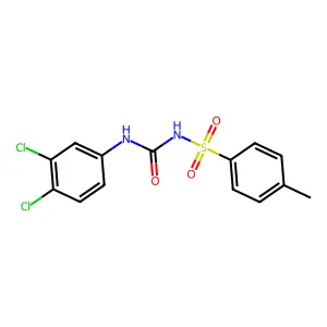 1-(3,4-dichlorophenyl)-3-(4-methylphenyl)sulfonylurea structure