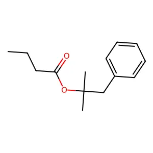 1,1-Dimethyl-2-phenylethyl butyrate structure
