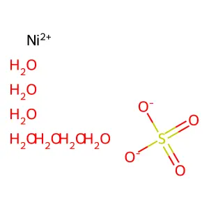 Nickel(II) sulfate heptahydrate structure