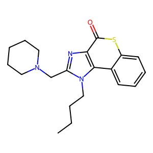 Compound C20H25N3OS structure