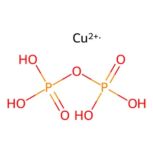 Pyrophosphoric acid, copper salt structure