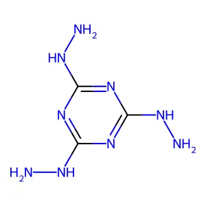 Trihydrazinotriazine structure