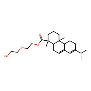 Diethylene glycol abietate structure