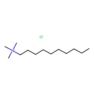 Decyltrimethylammonium chloride structure