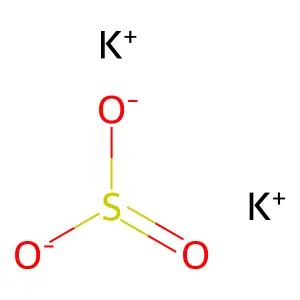 POTASSIUM SULFITE structure