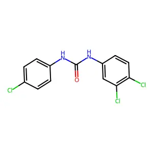 Triclocarban structure