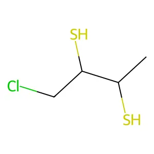 1-Chlorobutane-2,3-dithiol structure